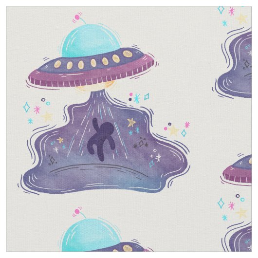 Entführung von Alien Stoff (Nahaufnahme)