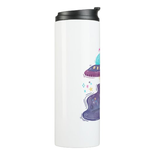 Entführung von Alien Thermosbecher (Nach links gedreht)