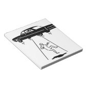 Entführung von Außerirdischen Notizblock (angewinkelt)