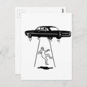 Entführung von Außerirdischen Postkarte (Vorne/Hinten)