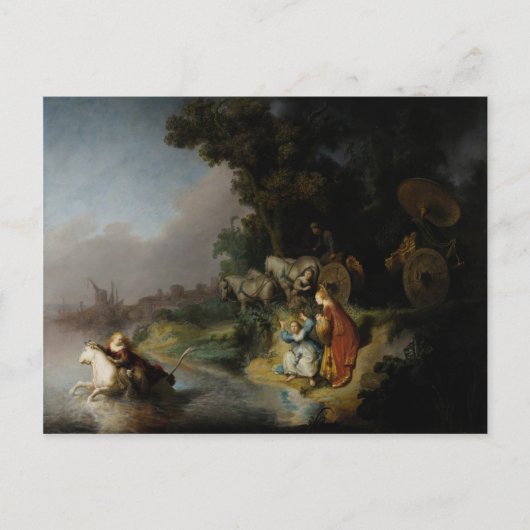 Entführung von Europa durch Rembrandt Postkarte (Vorderseite)