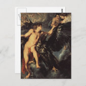 Entführung von Ganymed - Rubens Postkarte (Vorne/Hinten)