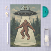 Entführung von UFO-Alien Entdeckungsblatt Seidenpapier (Handwerk)