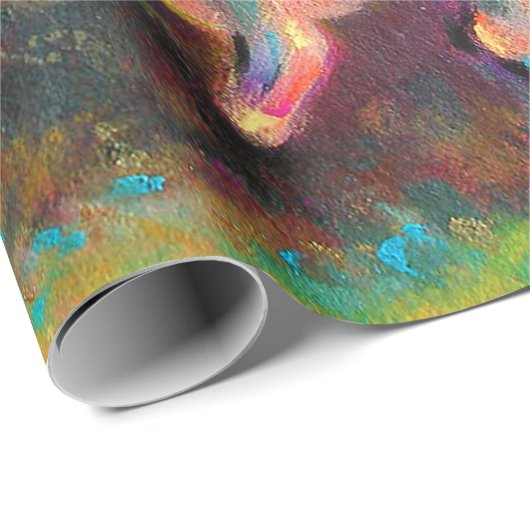 Entgasen Sie die Geschenkpapier (Rolleneckpunkt)