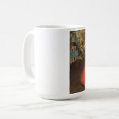 Entgasen Sie Tänzer in der rosa Tasse (Vorderseite Links)
