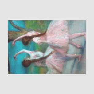 Entgasen Sie zwei Ballerina-Seidenpapier Seidenpapier