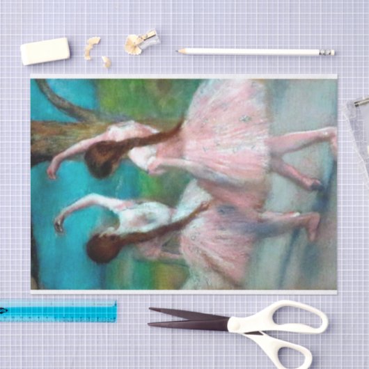 Entgasen Sie zwei Ballerina-Seidenpapier Seidenpapier (Handwerk)