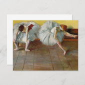 Entgasen Sie zwei Ballett-Tänzer-Einladungen Einladung (Vorne/Hinten)