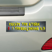 Entgehen Sie dem Sturm 1 Thessalonians 5:9 Autoaufkleber (Auf Auto)