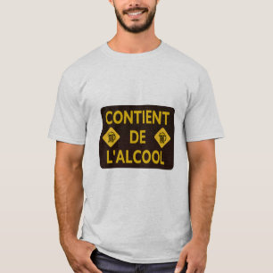enthält Bieralkohol Binouze-Schaumstoff T-Shirt