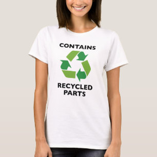 Enthält Gerecycelt Teile T-Shirt