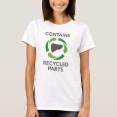 Enthält Gerecycelt Teile T-Shirt (Vorderseite)