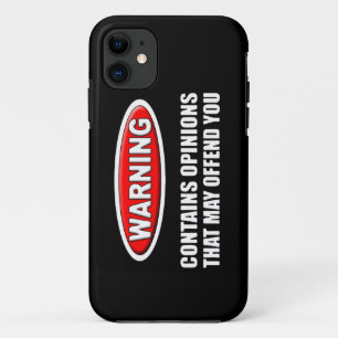 Enthält Meinungen, dass Sie beleidigen kann Case-Mate iPhone Hülle