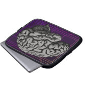 Enthalten Sie das Gehirn Laptopschutzhülle (Vorne Knopf)