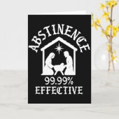 Enthaltsamkeit 99,99 Prozent Effektive Geburt Chri Karte (Gelbe Blume)