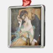 Enthäuten Sie Sie Liebe zur Touch Mary Greene Ornament Aus Metall (Links)