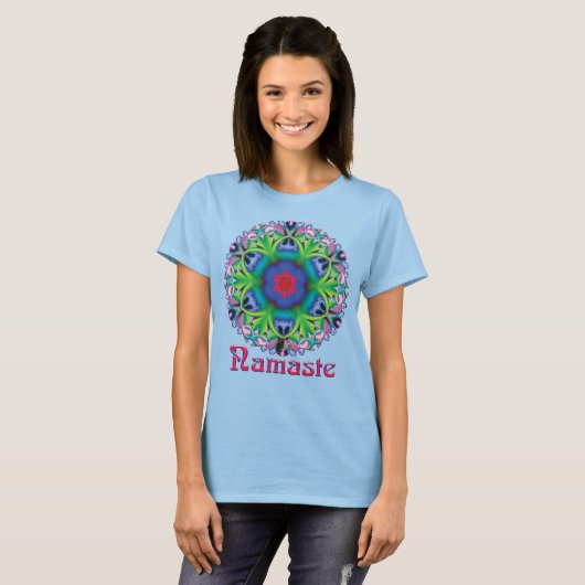Enthrall Namaste Kaleidoscope T-shirt (Vorne ganz)