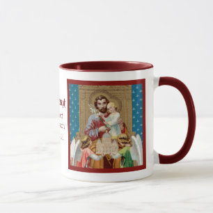 Enthronter Hl. Josef empfängt Vatikan-Modell Tasse