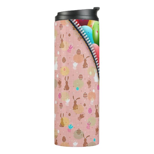 Enthüllte versteckte Eier Thermosbecher (Nach links gedreht)