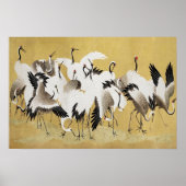 Enthüllung der Schönheit: Japanische Uhr von Krane Poster (Vorne)