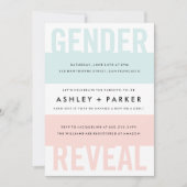 Enthüllung des Babyduschens Einladung (Vorderseite)