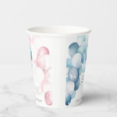 Enthüllung des Gender in Rosa und Blau Pappbecher (Rechts)