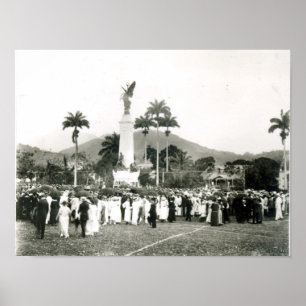 Enthüllung des Kriegs-Denkmals Poster