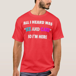 Enthüllung des Party über das sonnige Geschlecht T-Shirt