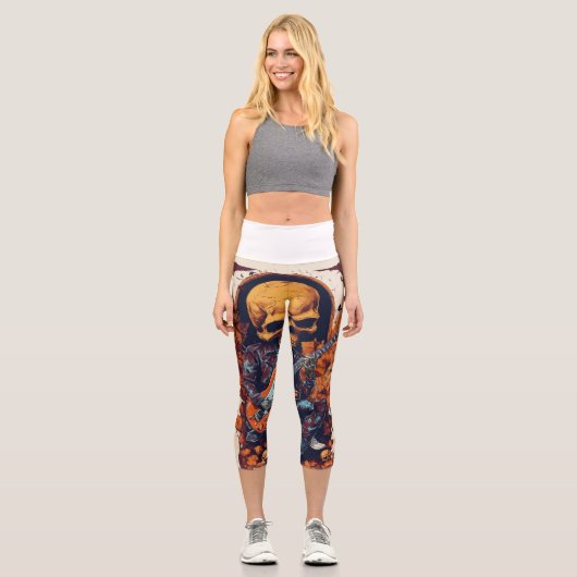 "Enthüllung Elegance Signature-Leggings Capri Leggings (Vorderseite)
