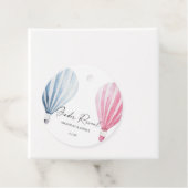 Enthüllung über das Geschlecht der Luftballons Geschenkanhänger (Beispiel)