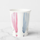 Enthüllung über das Geschlecht der Luftballons Pappbecher (Rechts)