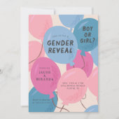 Enthüllung über das Geschlecht Einladung (Vorderseite)
