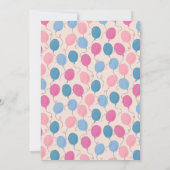 Enthüllung über das Geschlecht Einladung (Rückseite)