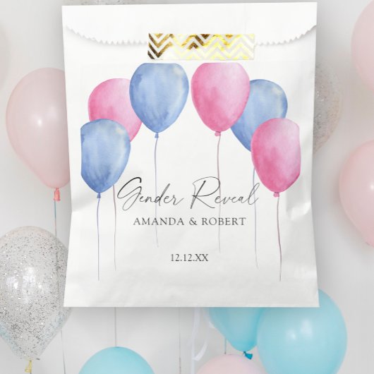 Enthüllung über das Geschlecht von Aquarellonen Geschenktütchen