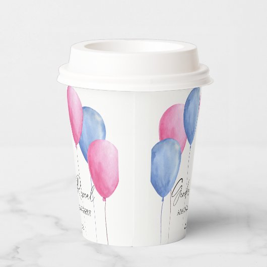 Enthüllung über das Geschlecht von Aquarellonen Pappbecher (Rechts)