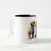 Enthüllung versteckter Nachrichten Welpe Cup - Typ Zweifarbige Tasse (Vorderseite Links)