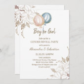 Enthüllung von Einladungen bei Frauen (Vorne/Hinten)