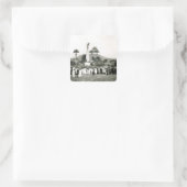 Enthüllung von Kriegsdenkmälern Quadratischer Aufkleber (Tasche)