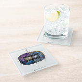 Enthüllung zur Genesis Teil 2 Glasuntersetzer (Schrägansicht)