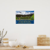 Enthüllungen Schrift-Plakat Poster (Küche)