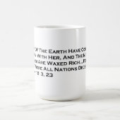 Enthüllungs-Stadt von Babylon-Tasse Kaffeetasse (Mittel)