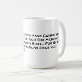 Enthüllungs-Stadt von Babylon-Tasse Kaffeetasse (VorderseiteRechts)