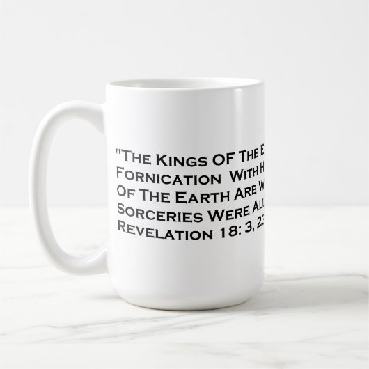 Enthüllungs-Stadt von Babylon-Tasse Kaffeetasse (Links)