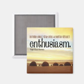 Enthusiasmus Motivierend Magnet (Vorderseite/Rückseite)