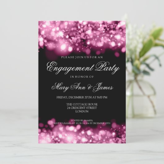 Enthusiasmus-Party Einladung (Stehend Vorderseite)