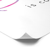 Enthusiasmus-Poster Poster (Ecke)