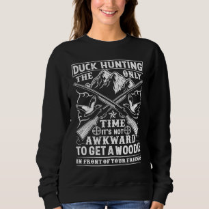 Enthusiast für die Entenjagd Gänsejäger Wasserwild Sweatshirt