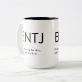 ENTJ Conquering Day Tassen Gift (Vorderseite Links)