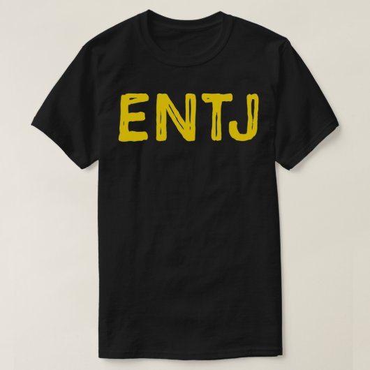 ENTJ Etrovert Personaltyp T-Shirt (Design vorne)