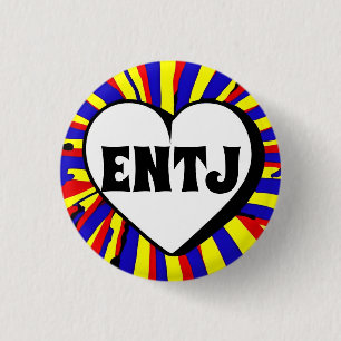 ENTJ MBTI 3 Cm Runder Abzeichen Button